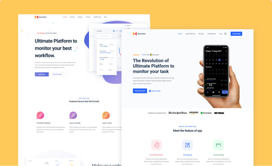 SuperProps - React Next & Gatsby Landing Page Templates