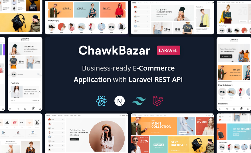 ChawkBazar Laravel - React, Next, REST API Ecommerce With Multivendor