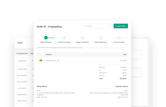 Shop Dashboard (REST)